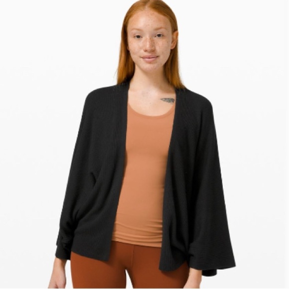 Lululemon Cashlu Knit Textured Wrap
